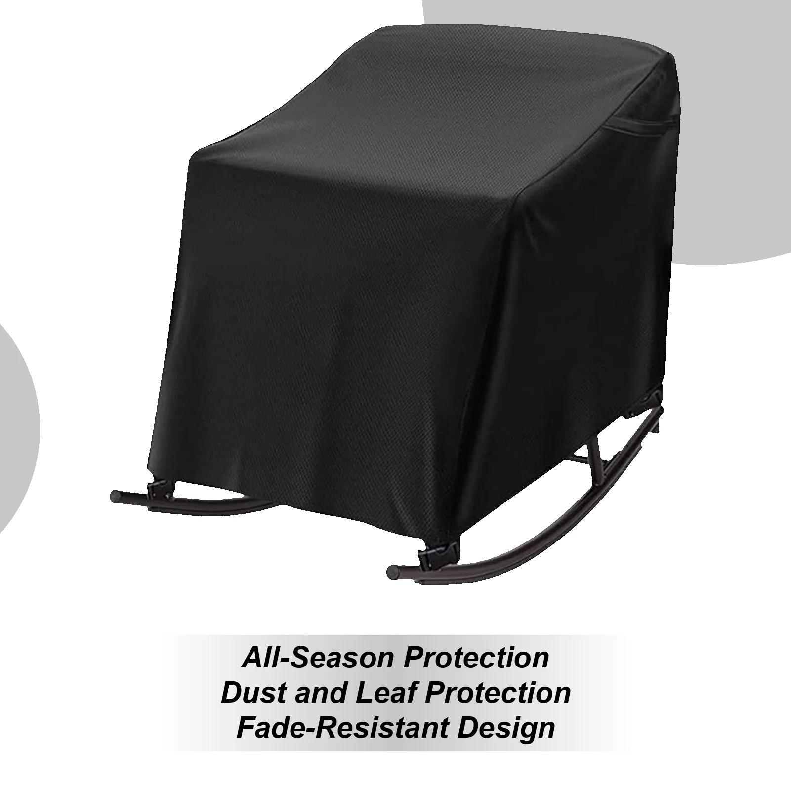 

Чехол на кресло-качалка, ветрозащитный регулируемый чехол для кресла, нескользящий для сада, двора, фермы, лужайки, двора, балкона