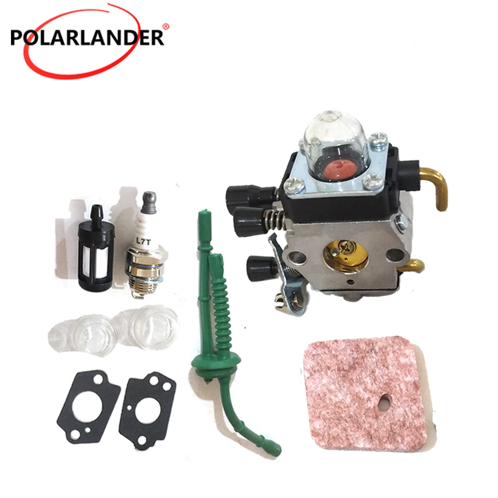 Factory Tuned FS55R Carburetor Wet Flow Tested Durable Replacement for FS38 FS45 FS55 HS45 Hedge Trimmer Kombi Motor