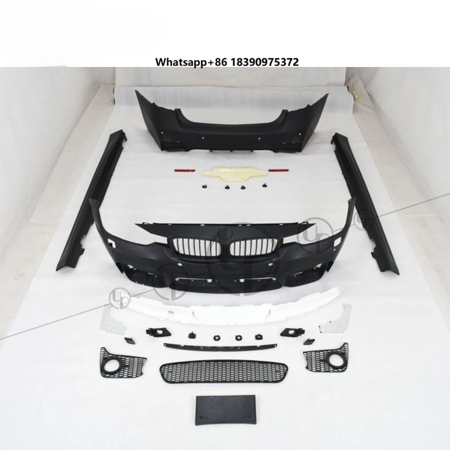 3 Series F30 M3 Body Kit to M3 Style with Front Bumper Rear Bumper and Side Skirt High Quality PP Material Car Kit