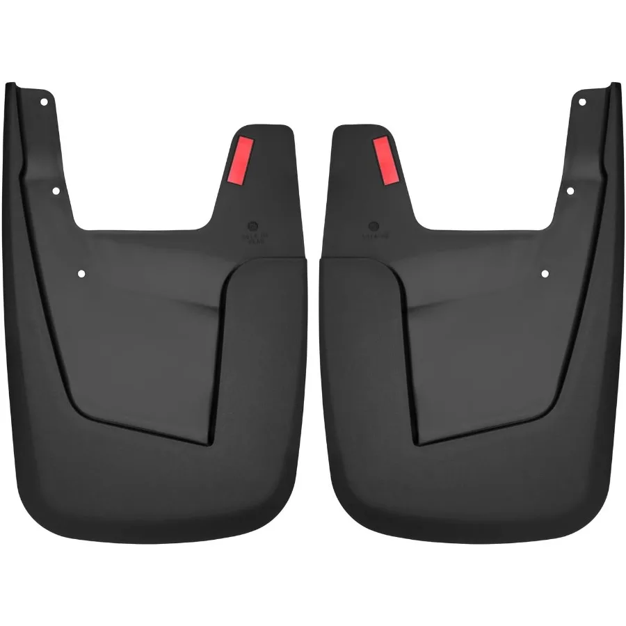 

Задние брызговики для Ram 1500 20192024 с заводскими расширителями крыльев, установленные черным, комплект из 2 предметов, предназначенный для повышенной защиты и