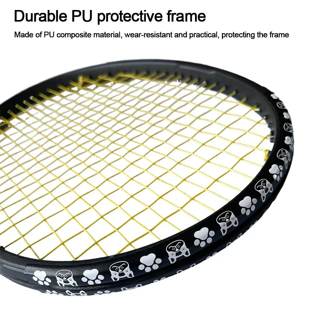 Zelfklevende Racket Hoofdbeschermer Tape Slijtvaste Anti Verf Off Racket Protector Racket Hoofd Stickers Sport Apparatuur