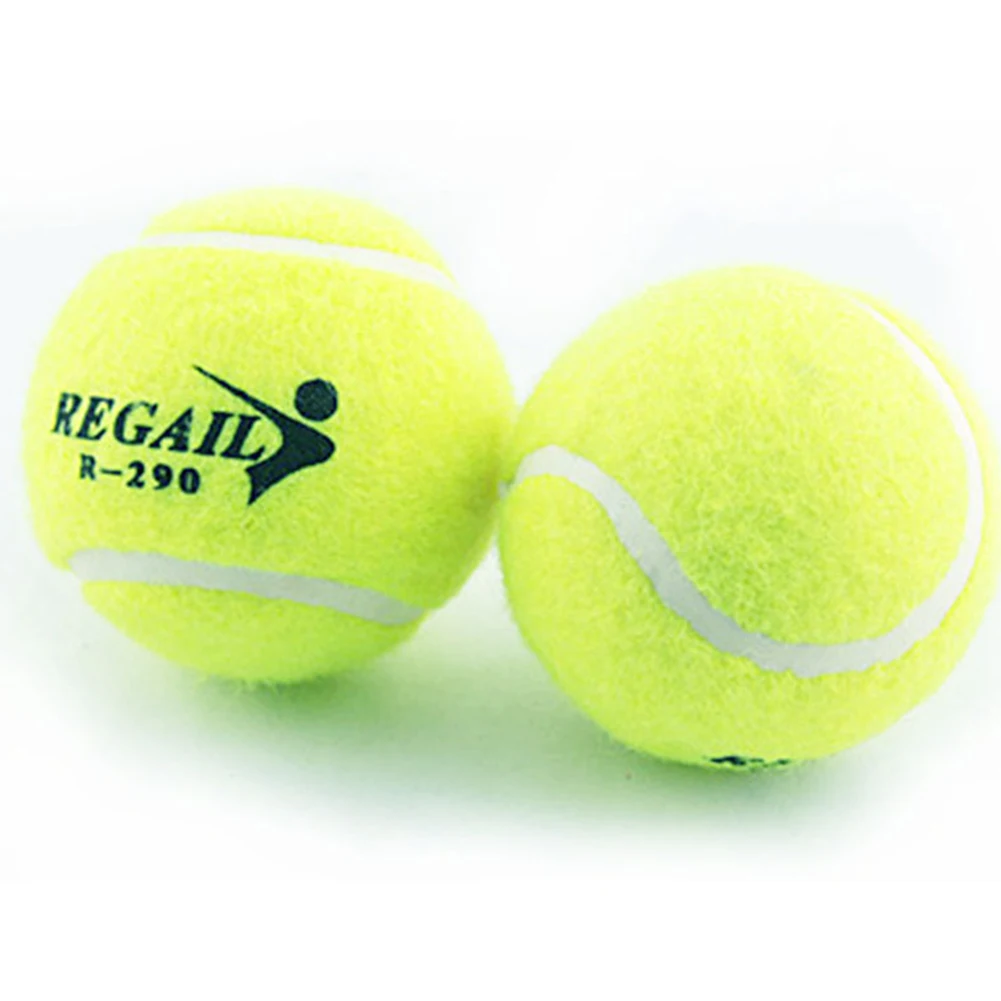 Tennis Balls High Bounce Training Tennis For Dogs Bite 6.4CM Elastic Rubber Tennis Training Ball Outdoor Sports Practicing Parts