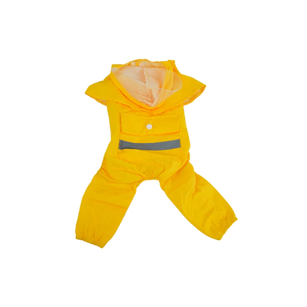 Comfy Pet Raincoat Medium Large Rain Coat Waterproof Jacket Fashionable Outdoor Puppy Clothes Summer Winter Hoodie S