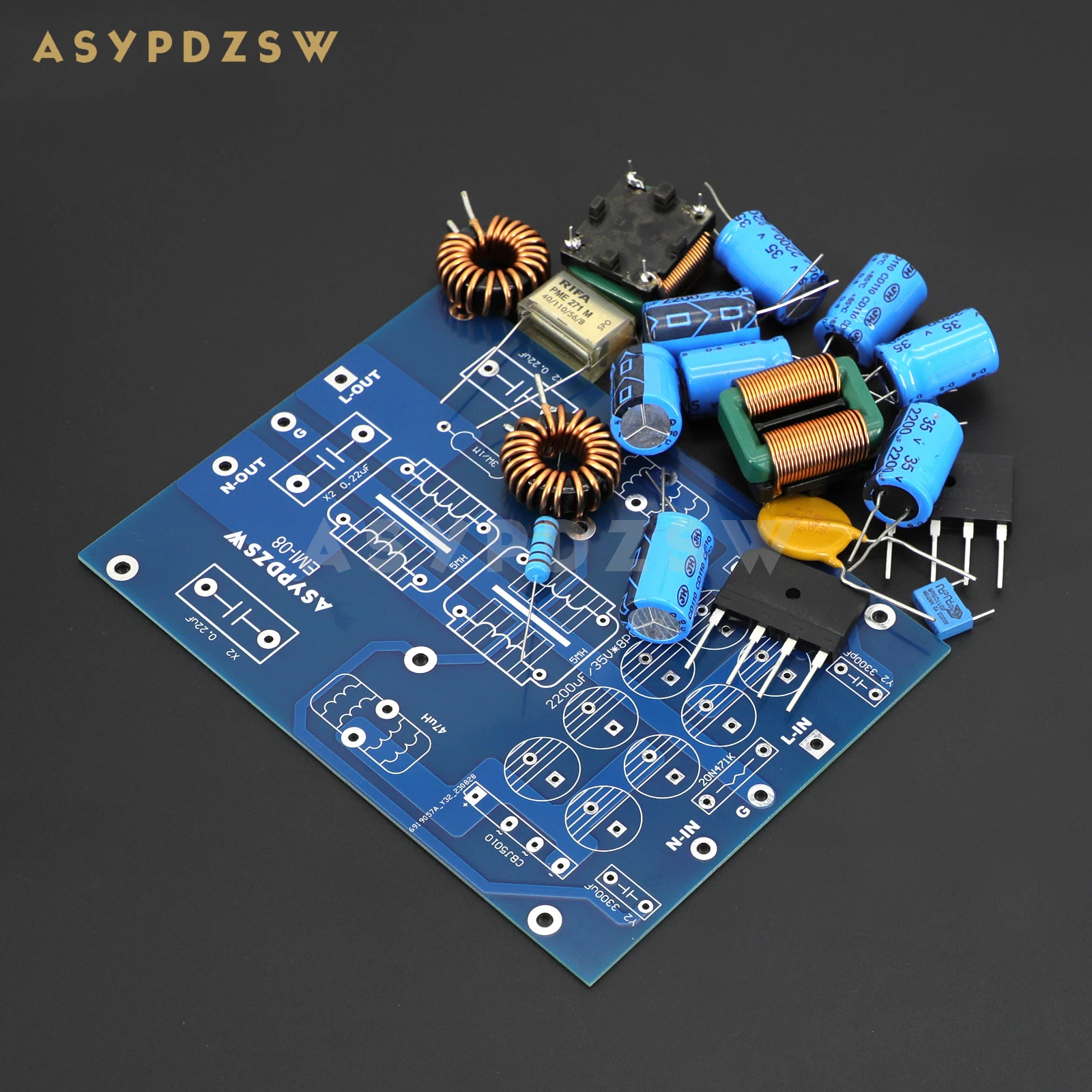 Hihfi-超低ノイズフィルター,取り付けキット,仕上げボード,浄化用15a,ソケット,EMI-08,emi ac