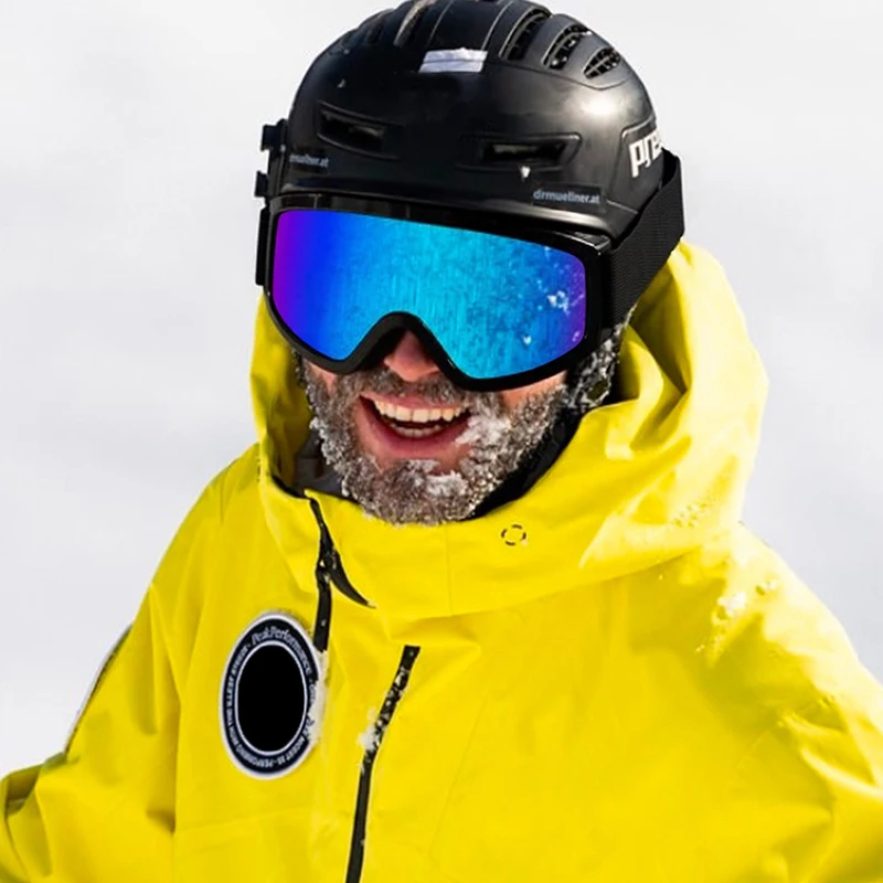 1/2/3 Uds. Gafas para motocicleta, gafas para bicicleta de playa todoterreno, gafas de esquí resistentes a los arañazos con marco de TPU y lentes de seguridad de colores para PC