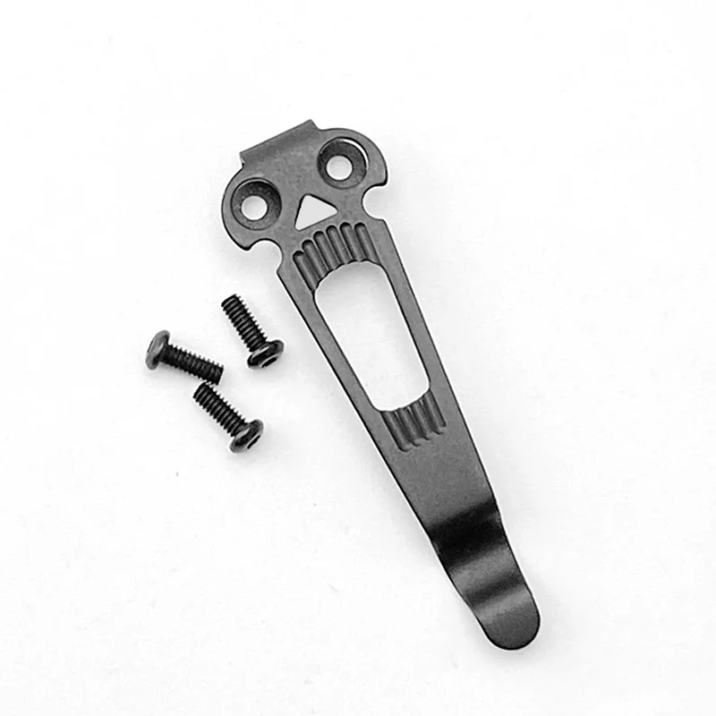 พร้อมสกรูสแตนเลสสตีลลึก Carry Back กระเป๋าคลิป Clamp สำหรับ Benchmade Griptillian Mini-Grip Bugout 940 Emerson CQC proTech