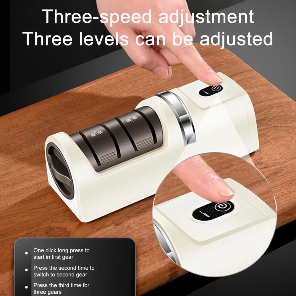 Wireless Electric Sharpener Charging Multi functional Small Automatic Sharpener Stone Tool Kitchen Household Knife Sharpeners