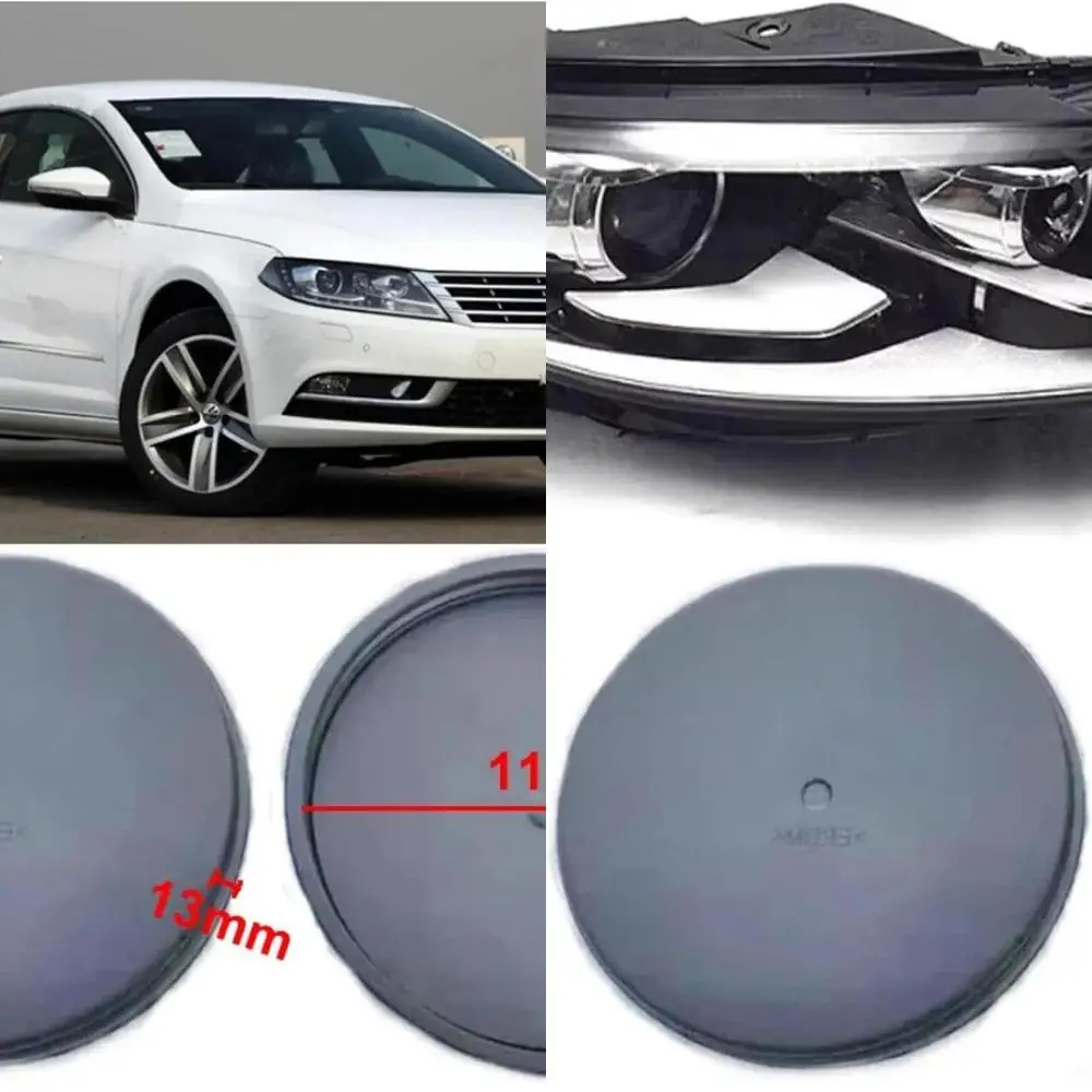 

Пылезащитный чехол для фар для VW CC 2013-2018, пылезащитный чехол для ближнего света, водонепроницаемый пылезащитный задний корпус фары