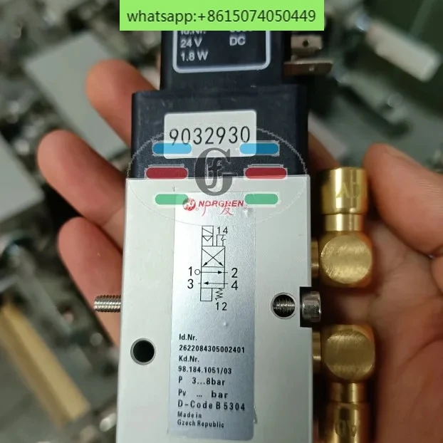 

2 шт. 98.184.1051/03 Электромагнитный клапан с медной головкой 6 мм 98.184.1051 для Гейдельберга