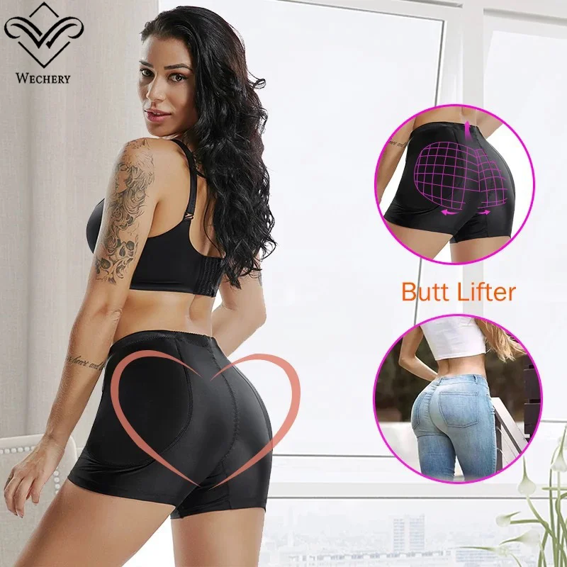 Sexy Fake Asses Body Shapers Women Underwear Butt Lifte Plus Size Padded Panties Buttocks Enhancer Hip Pads Shapewear