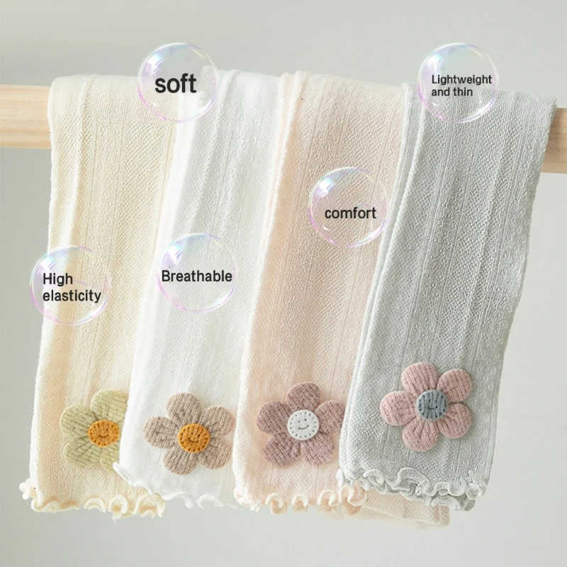 

6M to 8T Kids Mesh Pantyhose, Quick Drying Girls Tights Breathable Comfortable Stretch Capris Leggings for Infants Baby