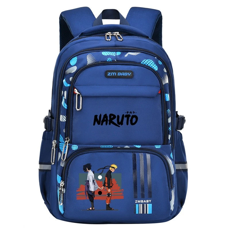 NARUTO Uzumaki Naruto Uchiha Sasuke Anime Merchandise Backpack Student Large Capacity Lightweight Spine-Protecting School Bag view 5