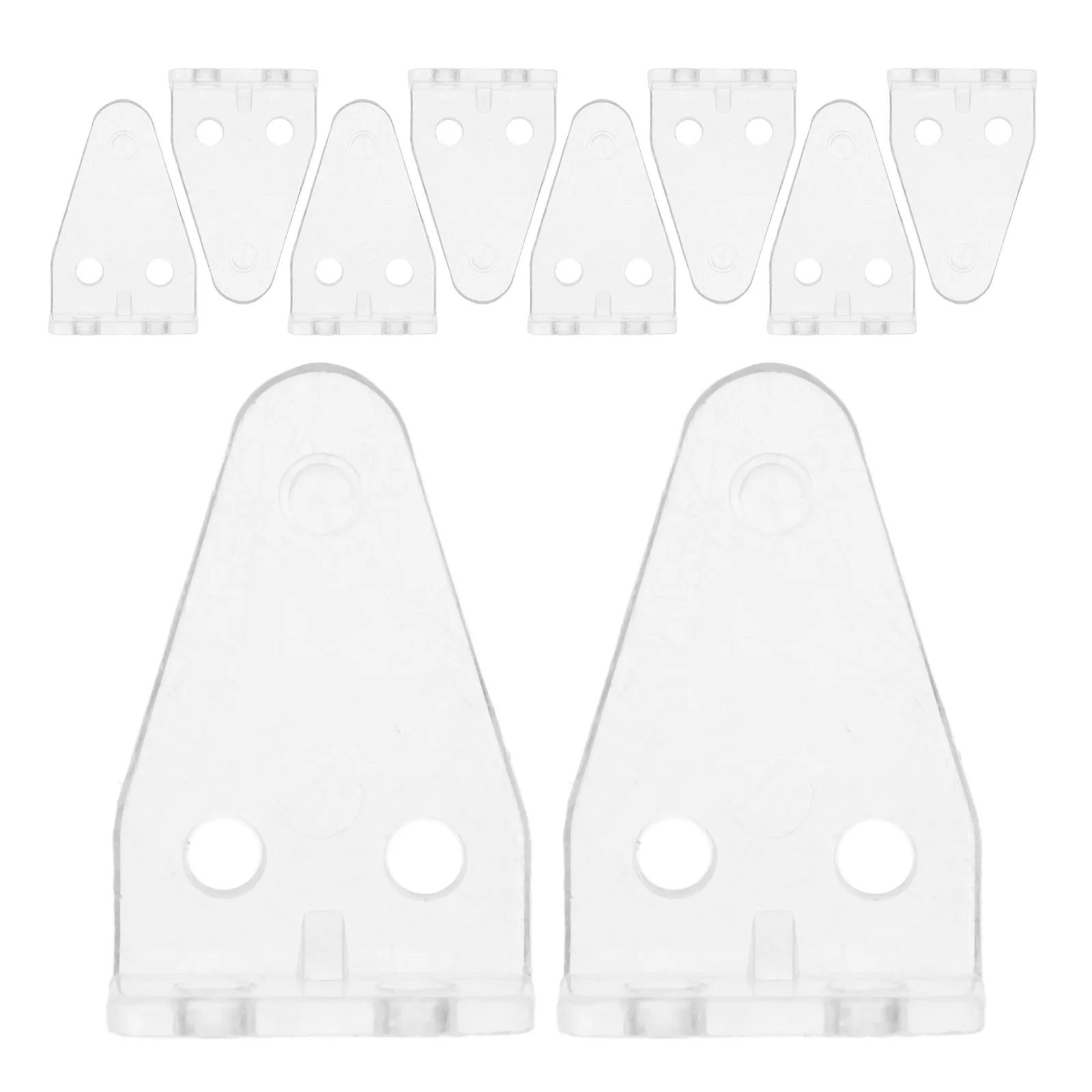 

10Pcs Clear Blinds Bottom Bracket Hold Clips Simple Design Long Lasting Reliable Convenient Clean Blind Clips Blinds Parts