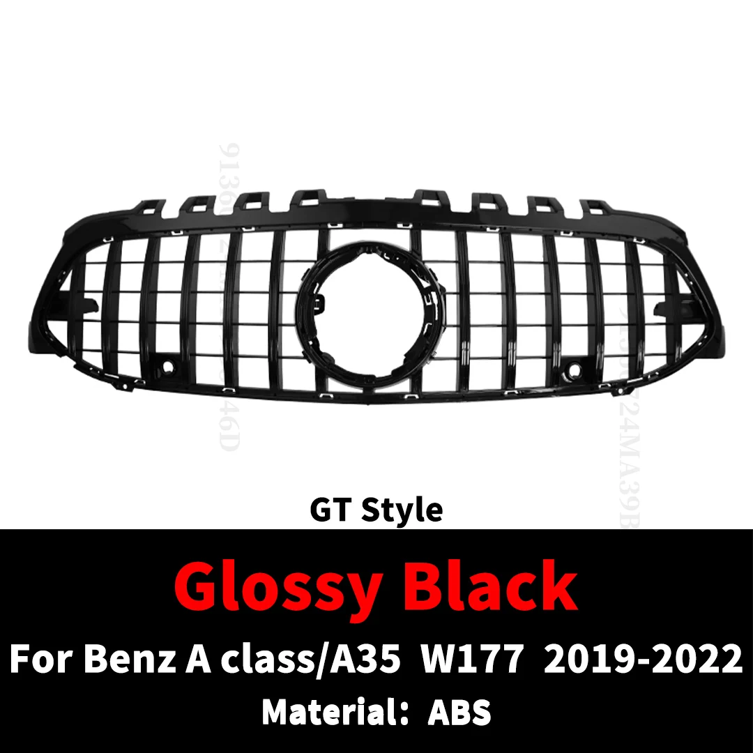 GT Diamond Frontgrill Racing Bumper Grill für Mercedes W177 Benz A oder A35 2019 2020 2021 2022 wie A250 A200 A180 A220 Tuning