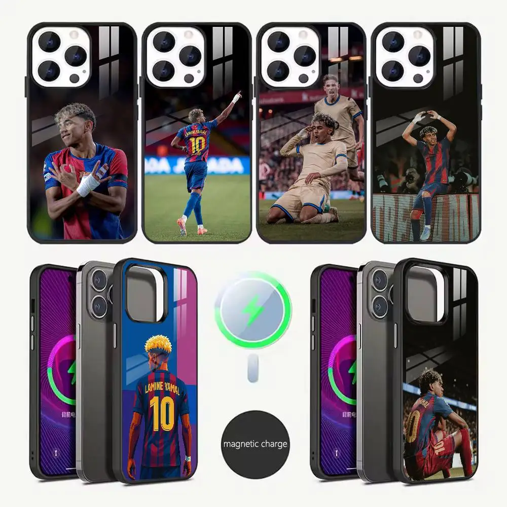 Cool Lamine Yamal  Phone Case For iPhone17,16,15,14,13,12,11,Pro,Max,Plus,SE4,Magnetic Wireless Charging