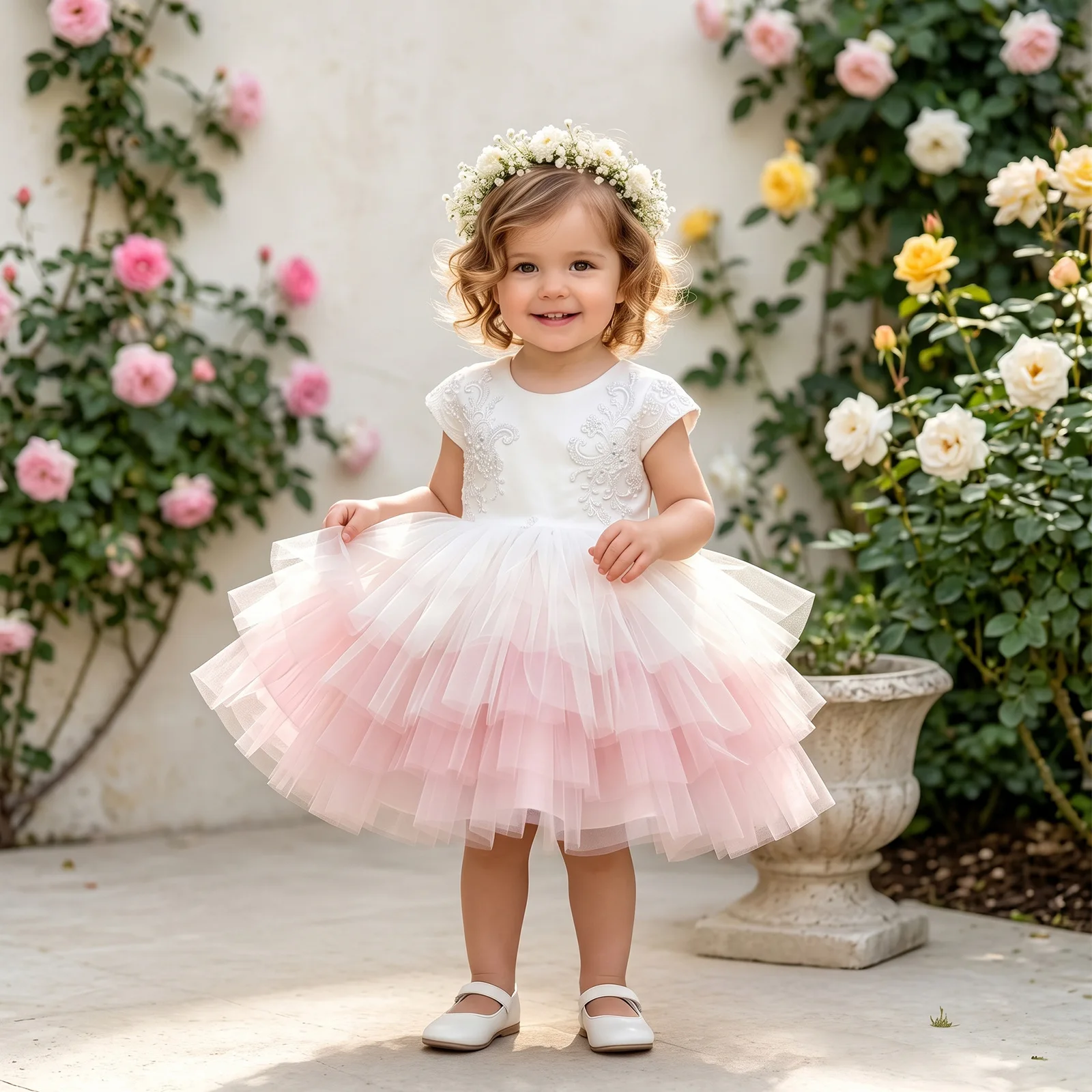 0-3years baby girls birthday dresses party dress festival costumes