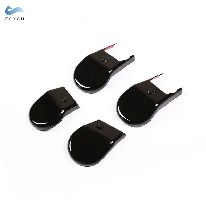 For Toyota Hilux 2015 2016 2017 2018 2019 2020 2021 2022 ABS Glossy Black Car Seat Foot Screw Protection Cap Cover Trim