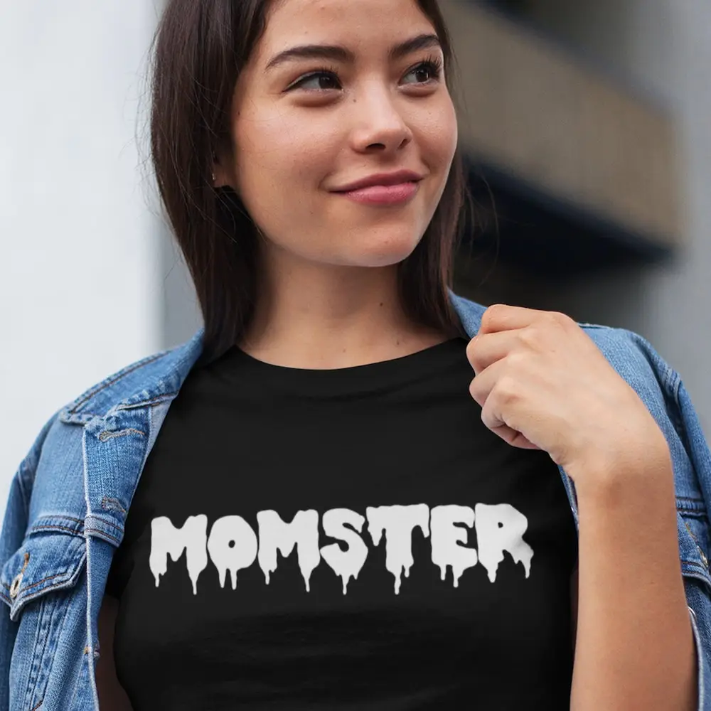 Halloween T Shirt Momster Funny Fall