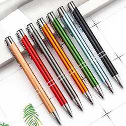 Portable Black Signature Pen Metal Retractable Ballpoint Pens Office Writing Pen for Ideal for Teacher Women Men Office