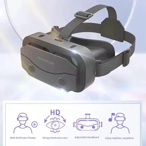 Imagen 2 del producto Gafas de realidad Virtual 3D VR, dispositivos de auriculares, lentes de casco, gafas inteligentes para teléfonos inteligentes, teléfono móvil, juego de visor Viar