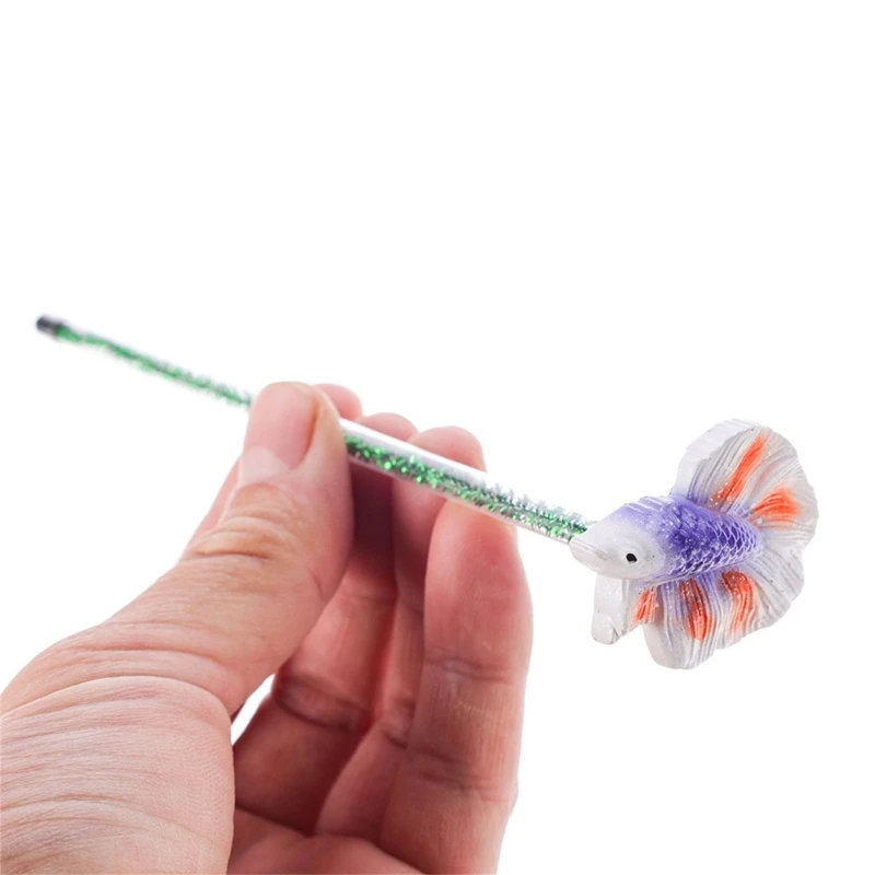 Bacchetta per addestramento dei pesci Betta Starter Betta Bastone per addestramento della coda Fornitura acquatica A0KF