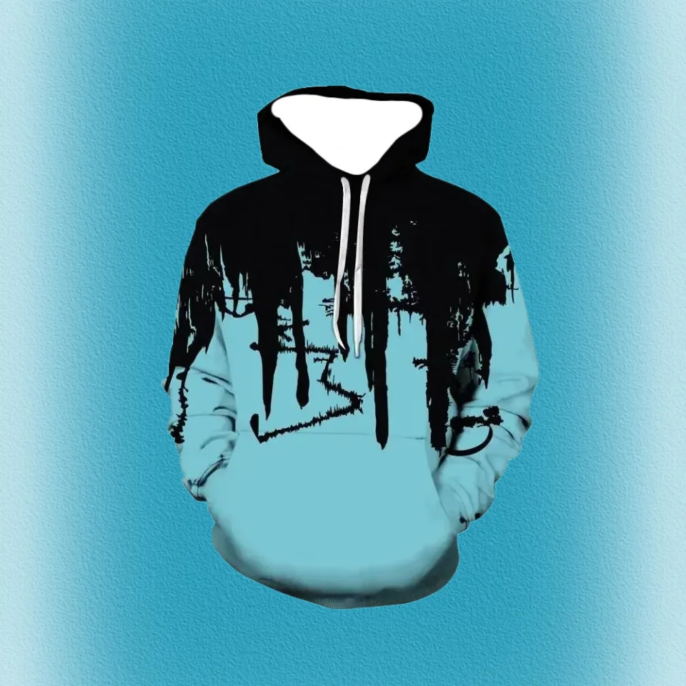 

Factory Direct Supply Fashion Men Unisex Ink 3D Printing Casual Hoodie Large Outdoor Sports Loose Custom Couple Oversized Hooded