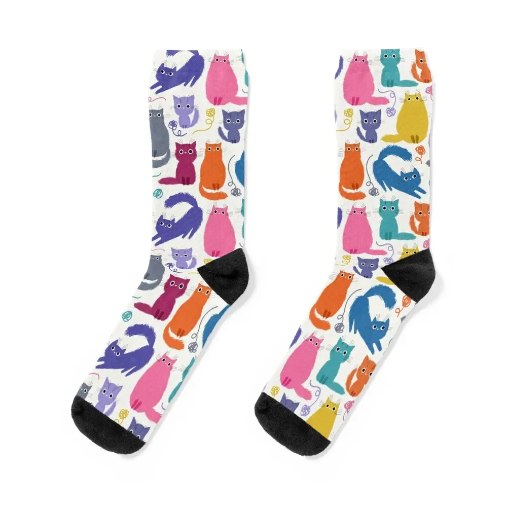 

Yarn time Socks halloween cotton bright garter football Socks Woman Men's