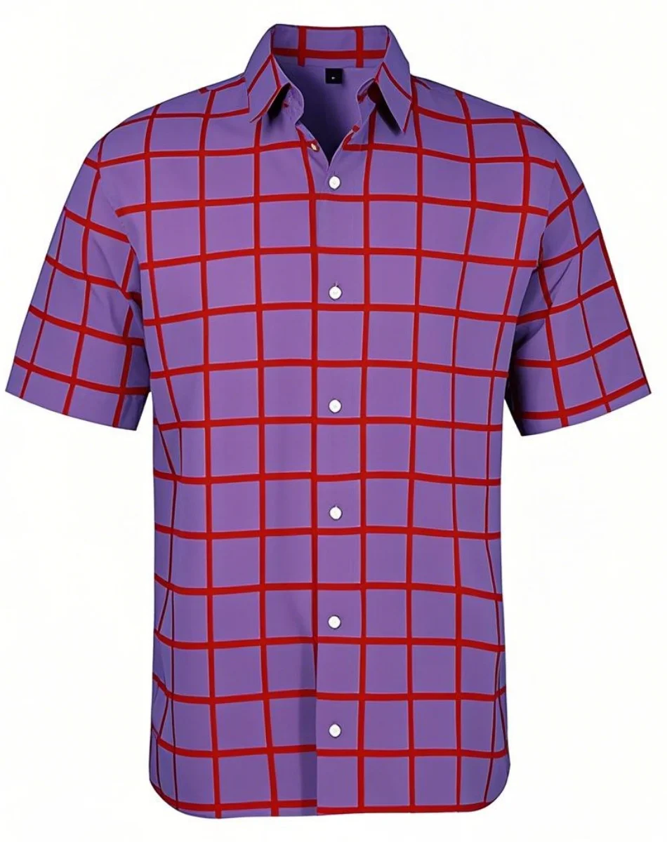 新しいメンズマルチカラーシャツ - 春と秋のパーティーに適した黄色の半袖カラー、XS ～ 6XL のサイズでご利用いただけます。