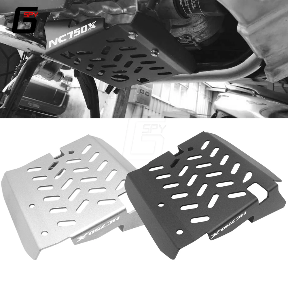 

For Honda NC750X Motorcycle Accessories Skid Plate Engine Guard Chassis Protection Black Cover NC 750X 2017 2018 2019 2020 2021