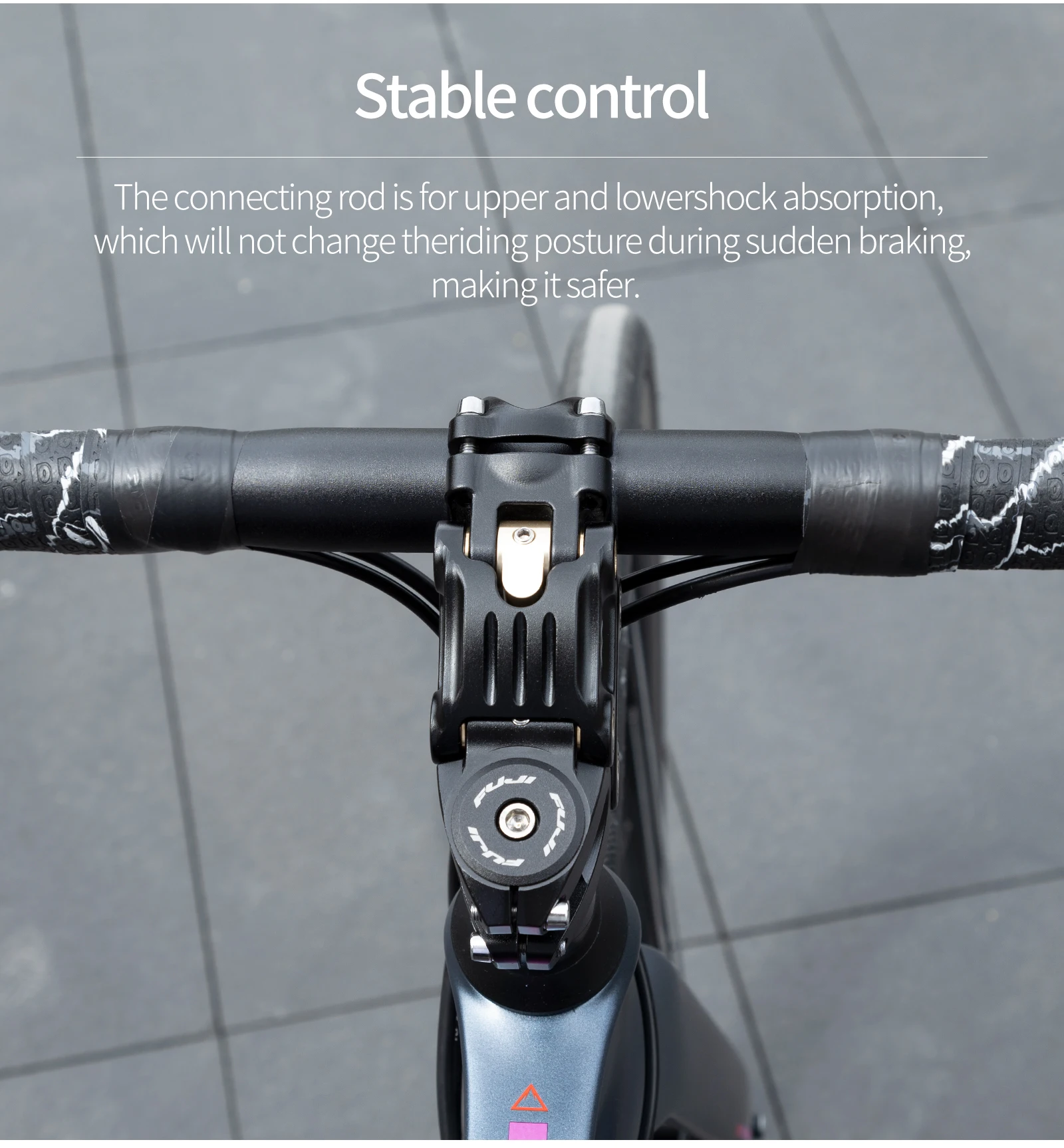 MEROCA Fahrrad-Aufhängungsvorbau, Aluminiumlegierung, Fünf-Verbindungs-Luftstoßdämpfer, XC\Mtb\Road Mountainbike-Riser, Vorbauten – Detail 12