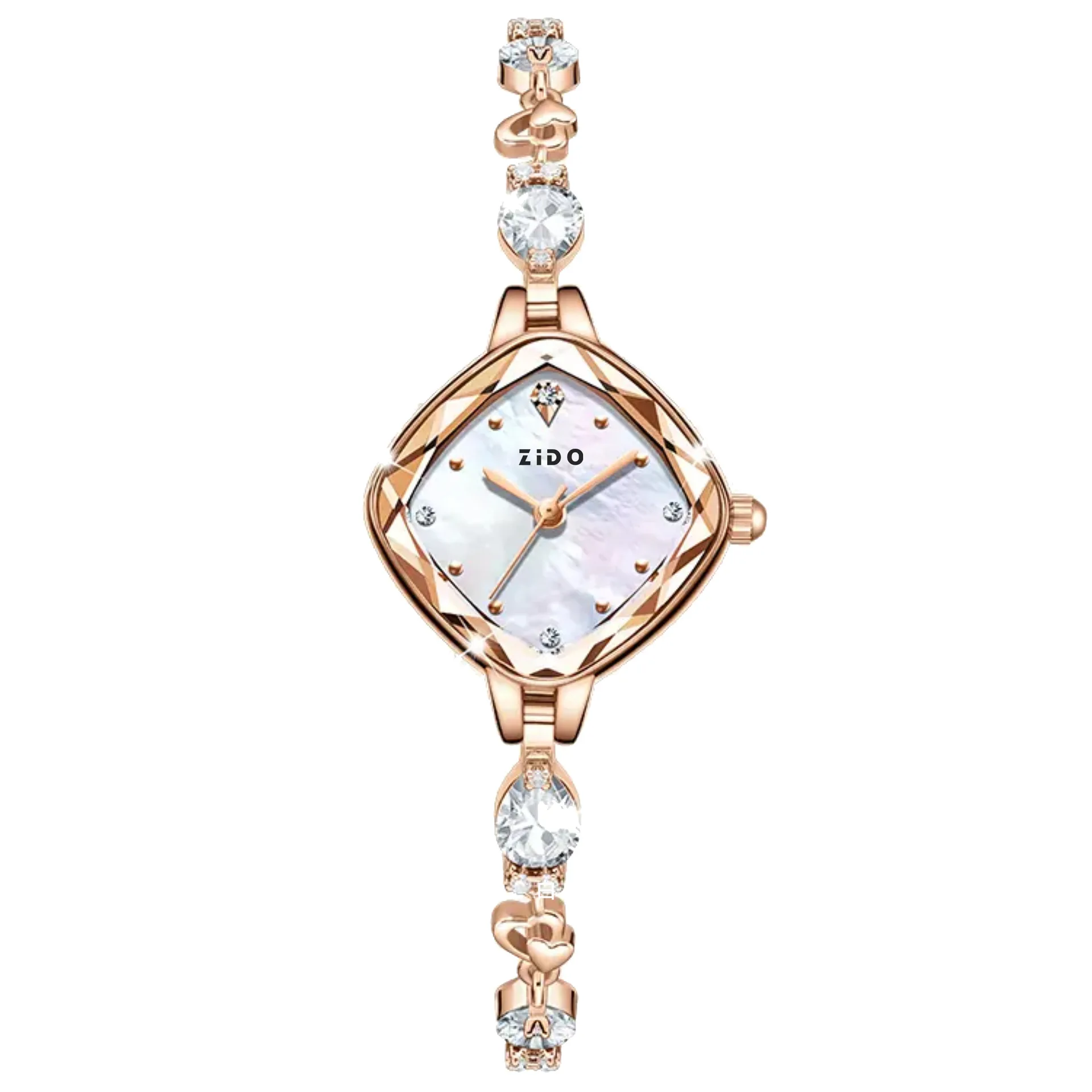 Alto livello di aspetto Moda semplice cristallo di lusso leggero con diamante sportivo impermeabile diamante 1409 orologio da donna