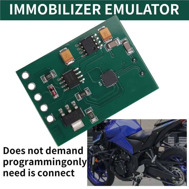 

WF-Motorcycles Immobilizer Emmulator Circuit For Motorcycles Scooters 2006-2009 Parts Immobiliser Emulator Chips