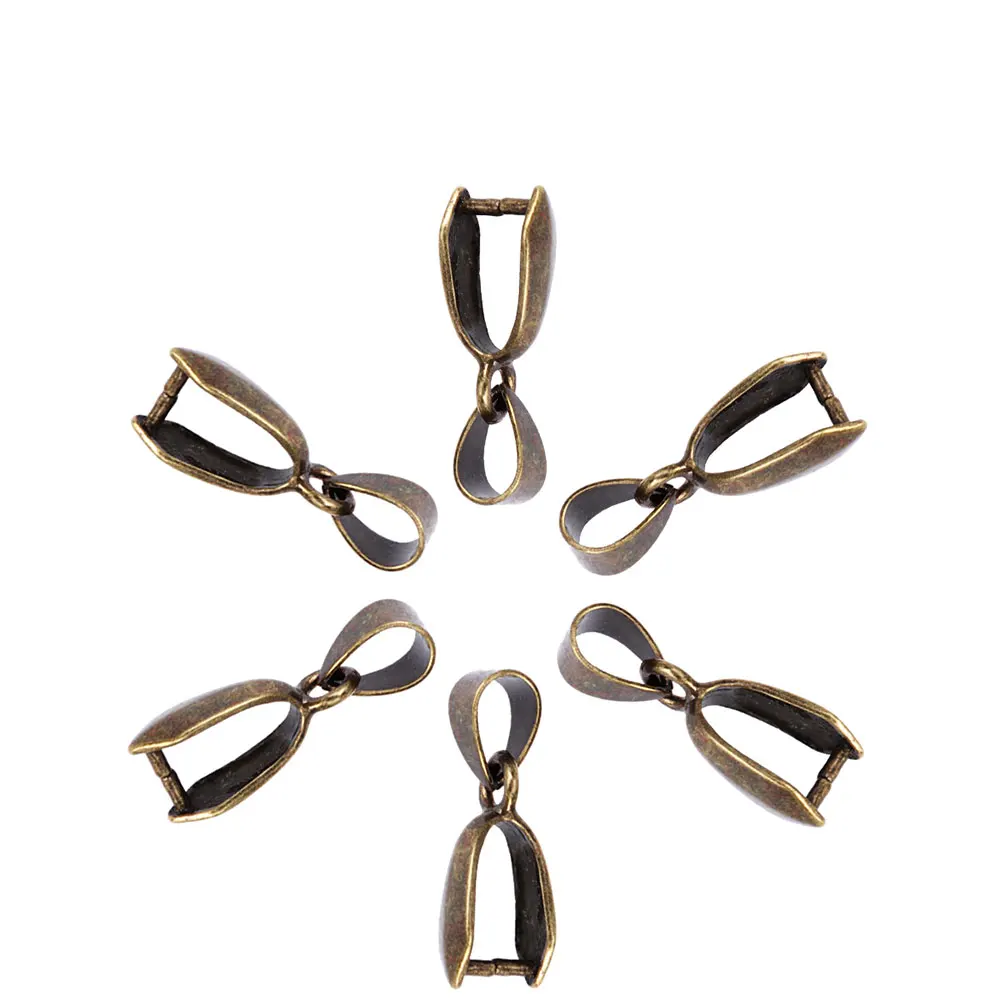 

50 Pcs Bracelet Beads Melon Seed Buckle Accessories Bail Clasp Pendant Necklace Clasps Closures Chain Connectors Shortener