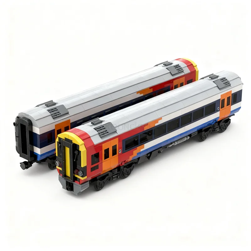 

2000PCS MOC Railway Train Class 158 Dmu Swt Model Building Blocks Display DIY Creative Building Blocks Gift Decoration Home Set
