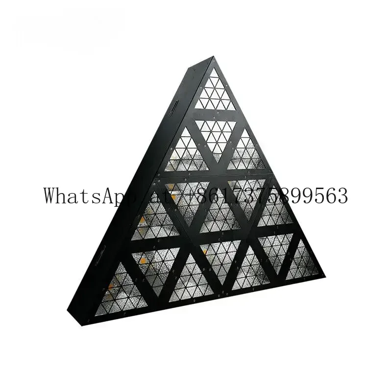 Golden Light 50000 hrs 360 W LED Triangle Effect Light for DJ Disco Christmas Party