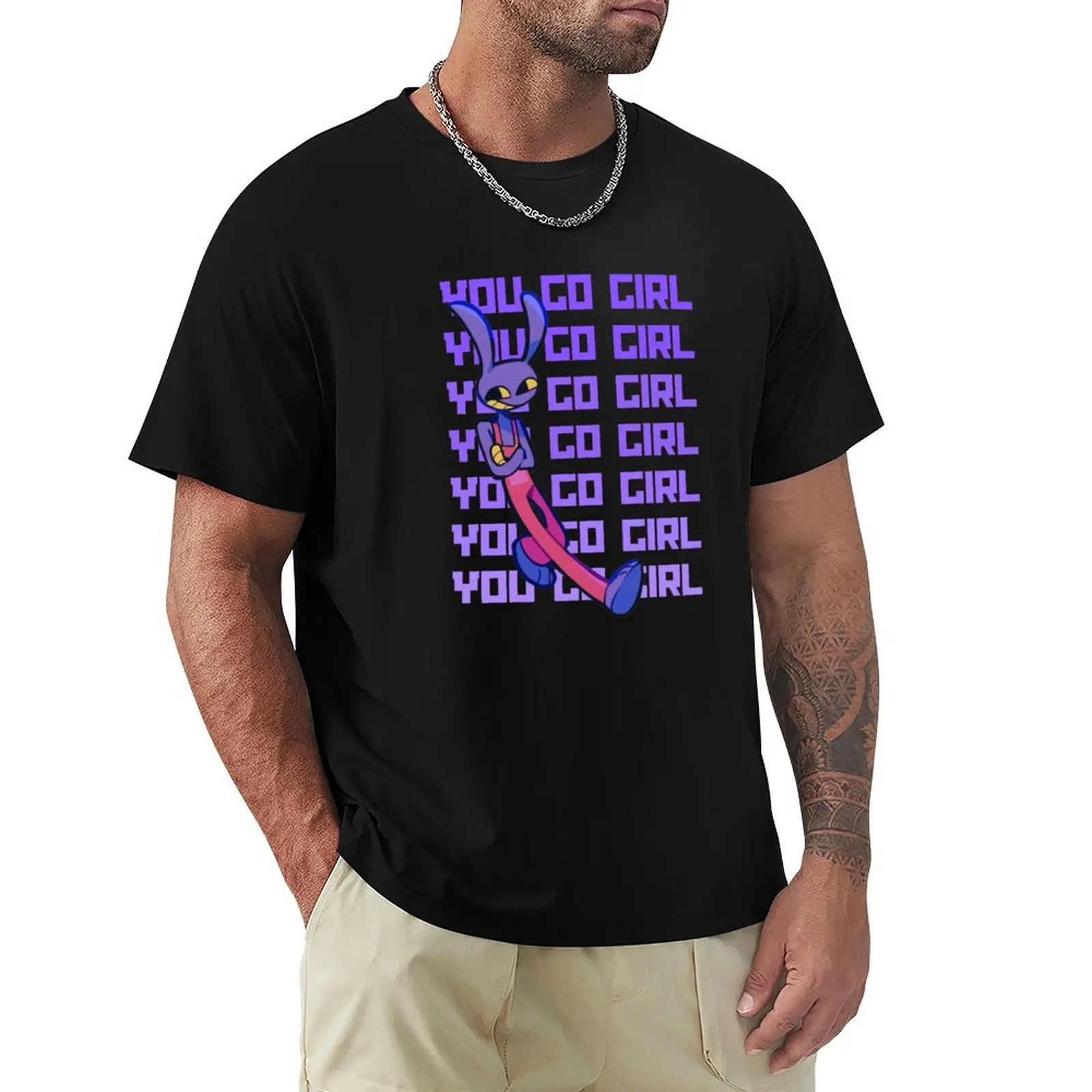 You Go Girl JAX TADC - the amazing circus T-Shirt Basic Regular Fit Casual T-Shirt