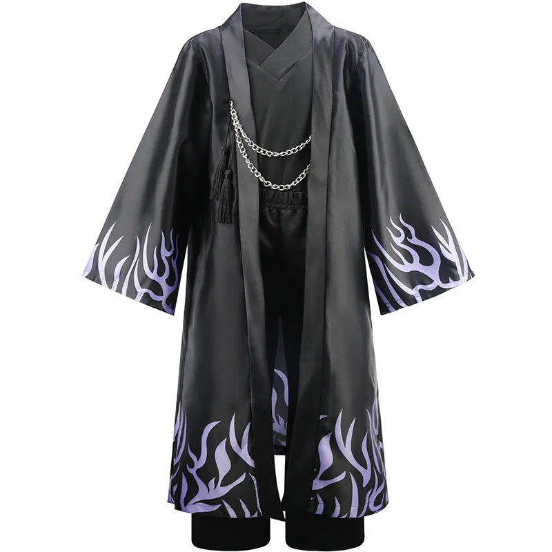 

Demon Hunter Saja Boys Jinu Anime Cosplay Costume Black Uniform Kpop Group Singing For Kids Huntrix Halloween Carnival Party