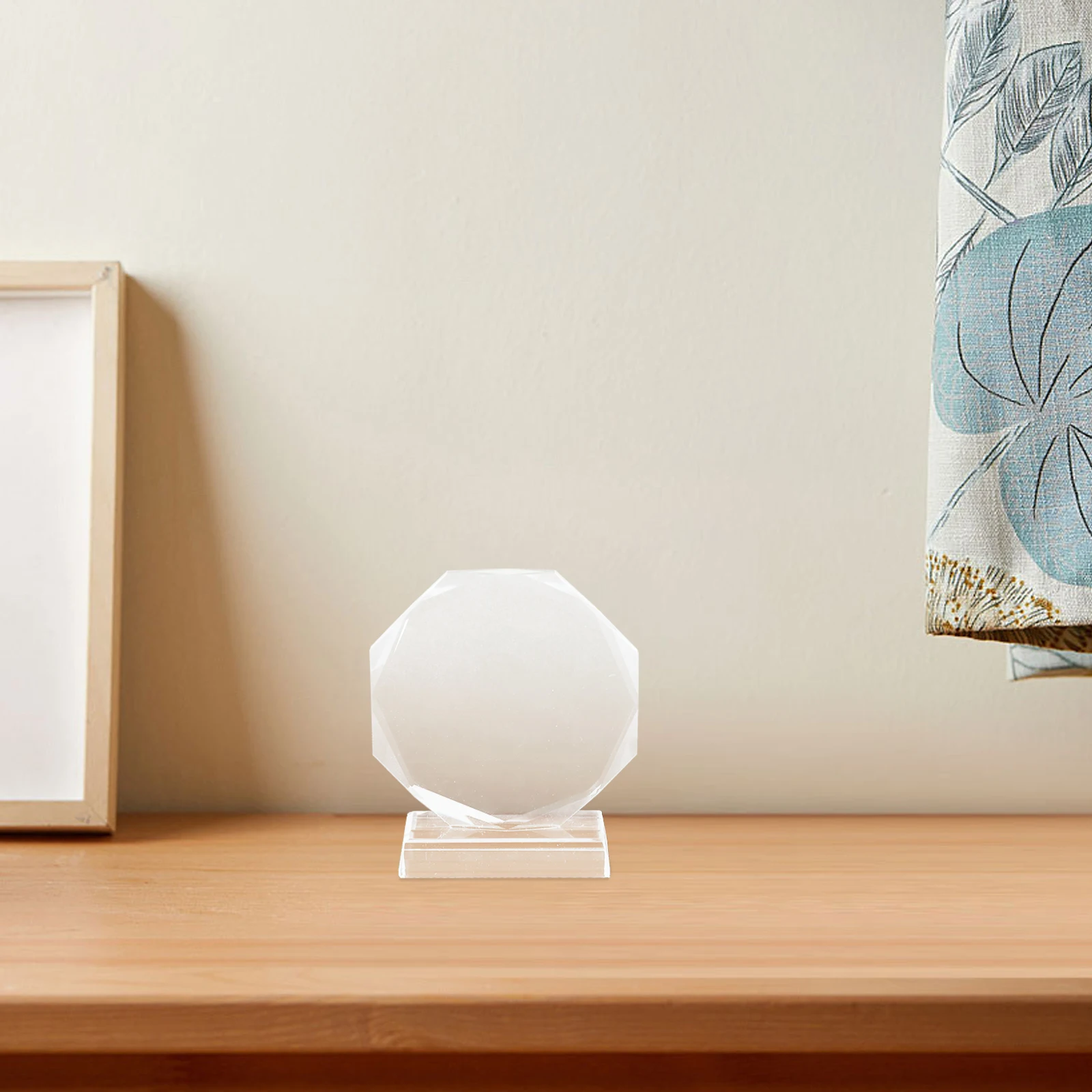 

Crystal Trophy Decor Award Cups Football Transparent Glass Champion Clear Trophies Staff