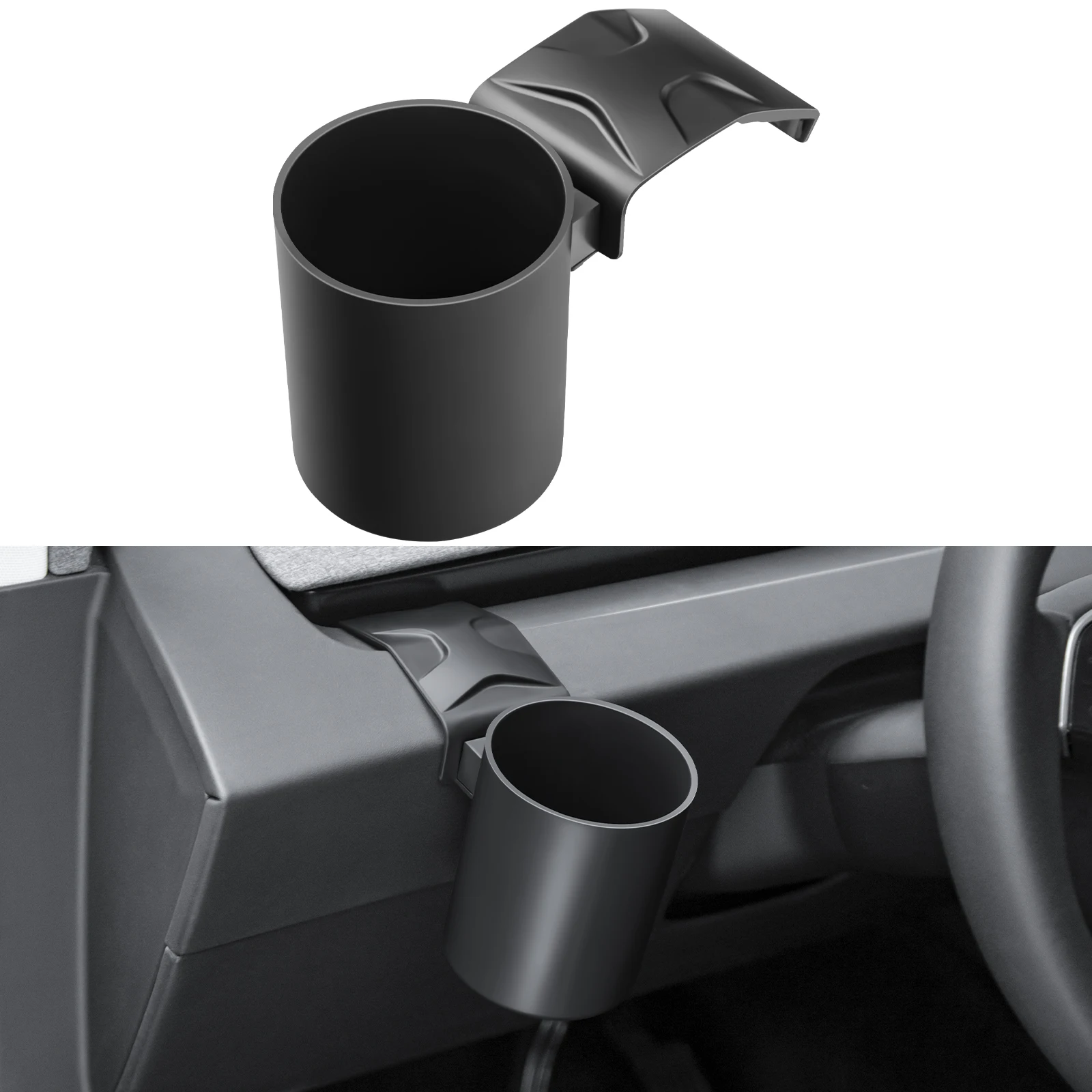

Dashboard Cup Holder Insert for 2024-2025 Tesla Model 3 Highland Accessories