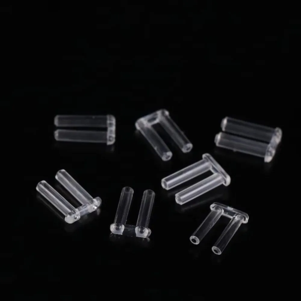50PCS Hand Held Rubber Plug Lock Frame Glasses DIY Glasses Double Rubber Plug Lock Length Glasses Repair Tools
