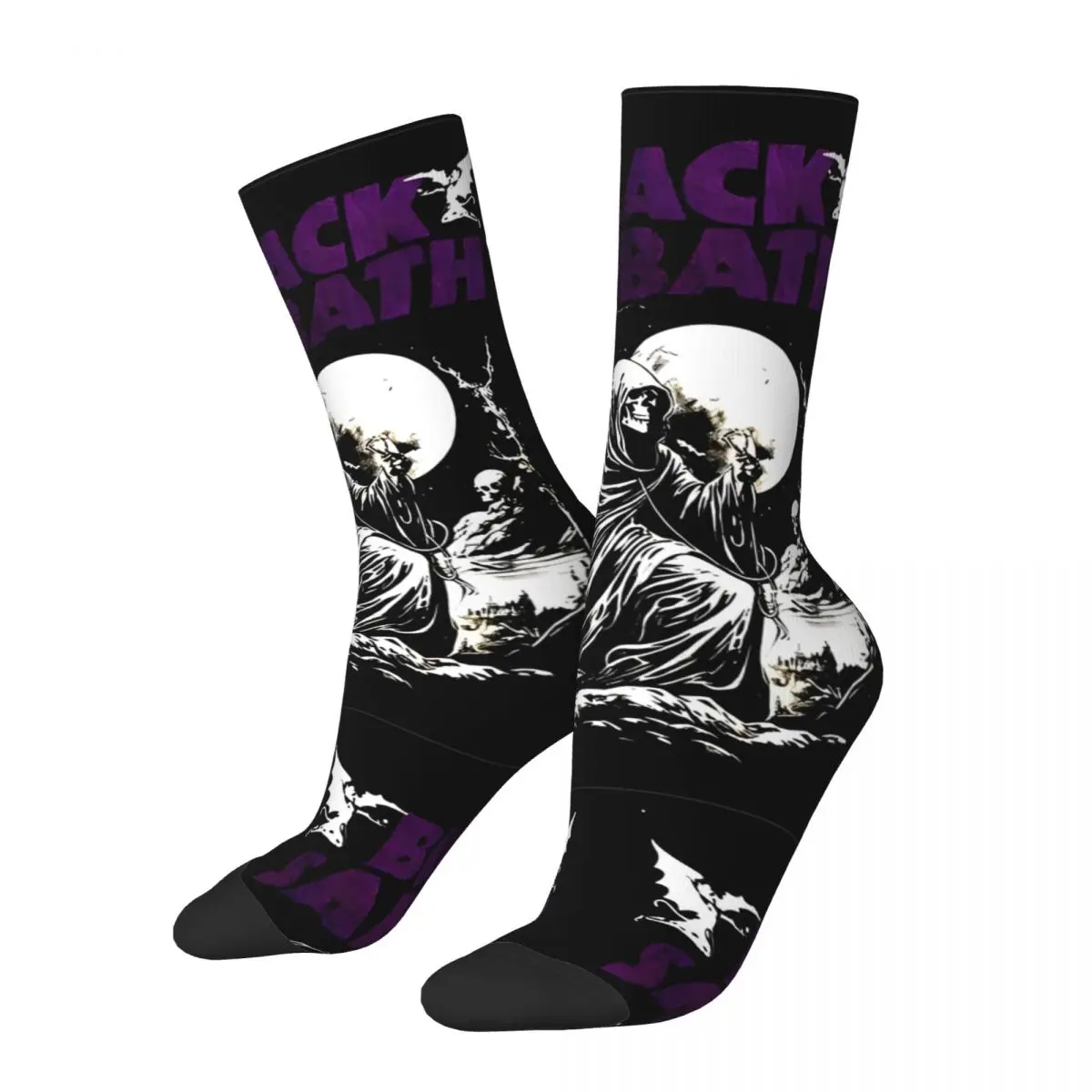 

Unisex Black Metal Music Sabbaths Socks Breathable Fashion Rock Band Socks Little Small Gifts