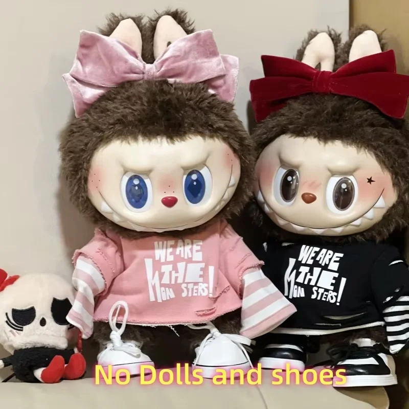 Hot Clothes 17cm/38cm/58cm For Labubu/Zimomo Doll Costume Clothes And Shoes No Doll Included Cute Customized Accessories