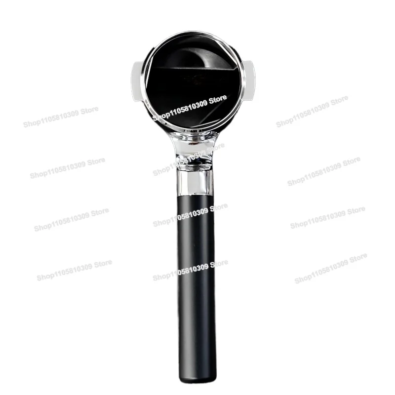 New Black Flat Bottomless Coffee Machine with Handle Suitable for E61 Matte Black