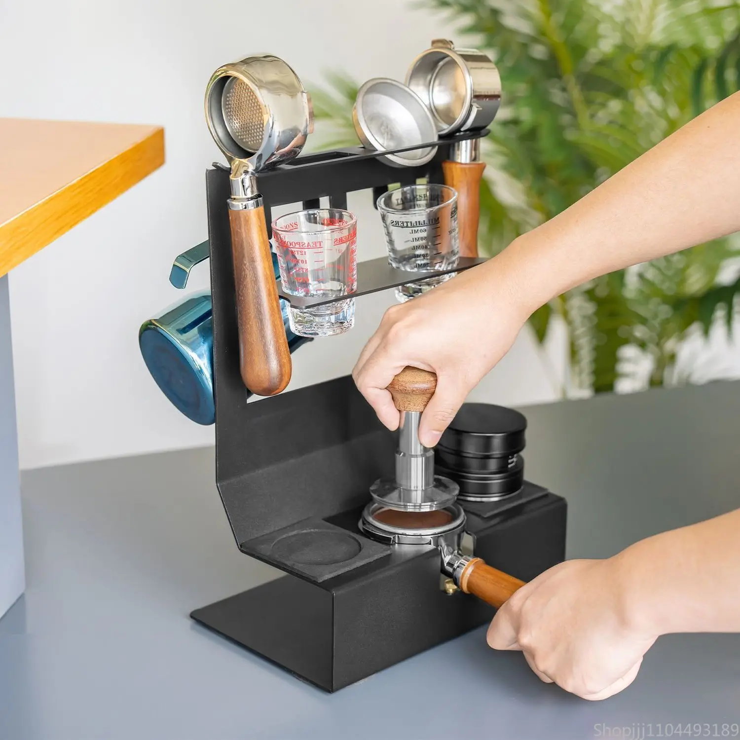 

Barista Utility Rail - Professional Espresso Tool Organizer