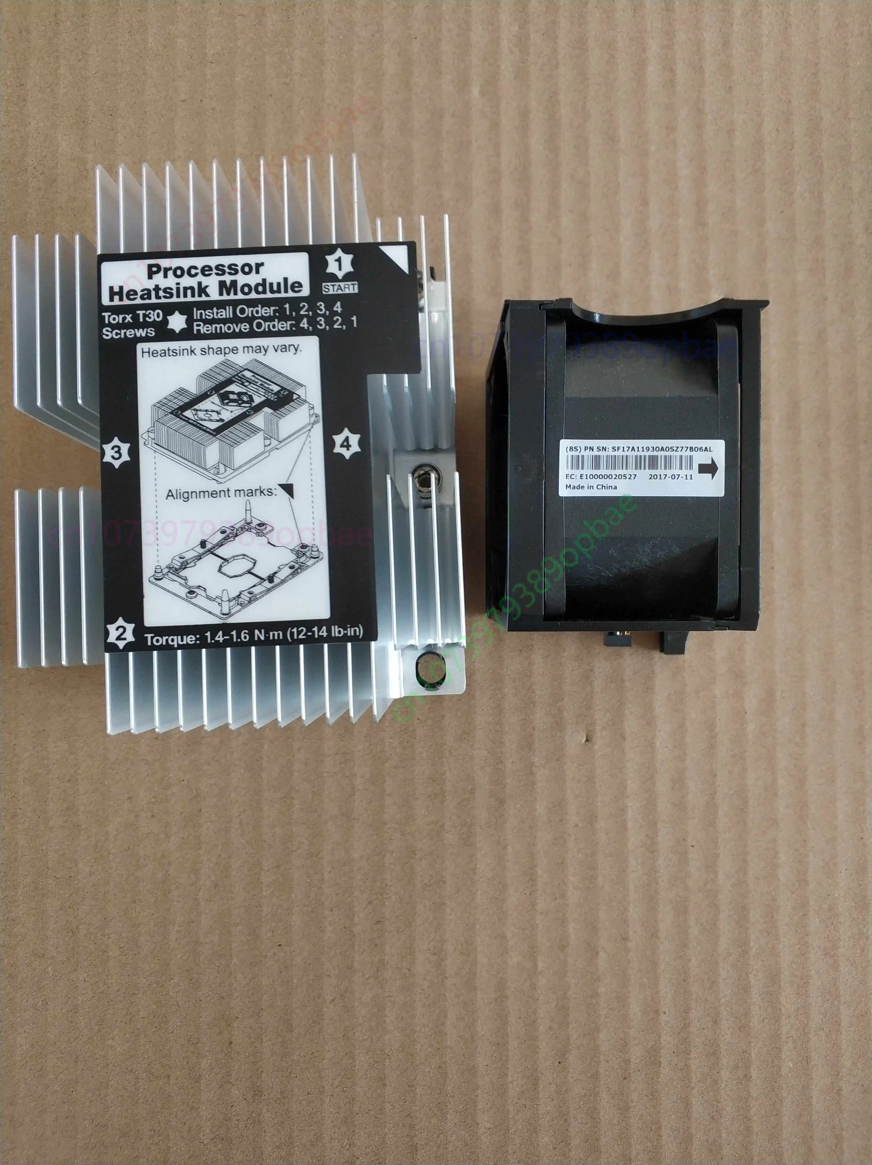 New High Performance CPU Heatsink & Fan Kit for Lenovo ThinkSystem SR650 01KP655 01KP692 01KP693 Original Server Cooling Parts