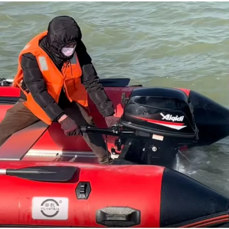 New AIQIDI 20 CV 2-Stroke Outboard Motor With CDI And Steering Control For Boat