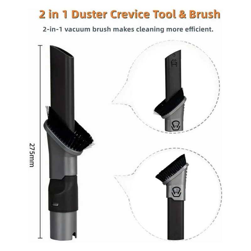 2в1 щелевая насадка для пылесоса Shark Rotator NV681 NV340 NV751 NV600,189FLI680, вакуумные насадки и щетки