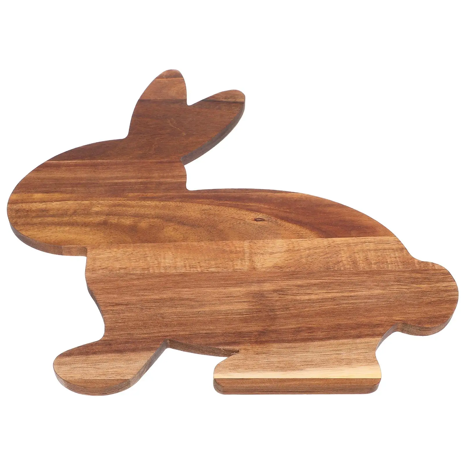 

Wooden Cutting Board Easter Spring Bunny Shape Cheese Vegetable Serving Platter Hardwearing Kitchen Tool