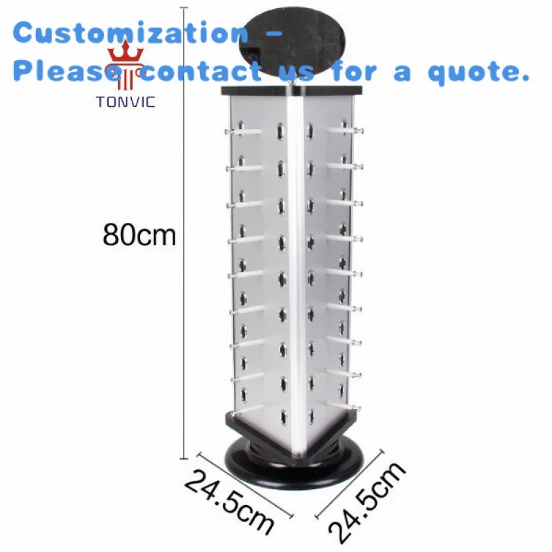custom.Round Square Sunglass Store Rotating Metal Glasses Stand Eyewear Display Stand Sunglasses Countertop Display Shelf