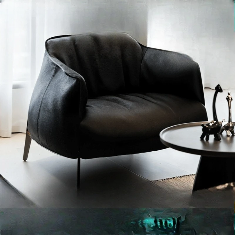 

Italian light luxury designer, living room leisure chair, single sofa